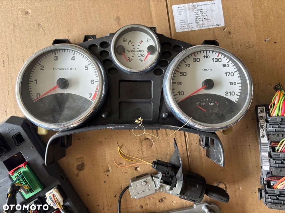 PEUGEOT 207 1.6 VTI ZESTAW STARTOWY DO ODPALANIA STACYJKA KLUCZ 0261201863 - 2