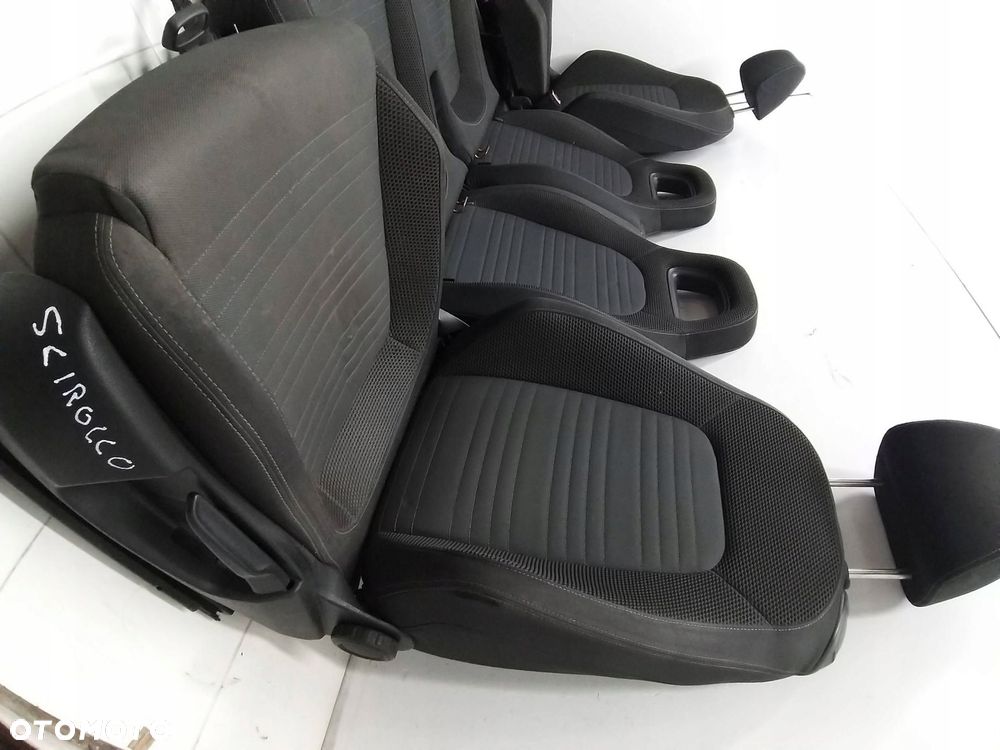 vw scirocco 1k8 fotel fotele kanapa komplet grzane 08r- - 4