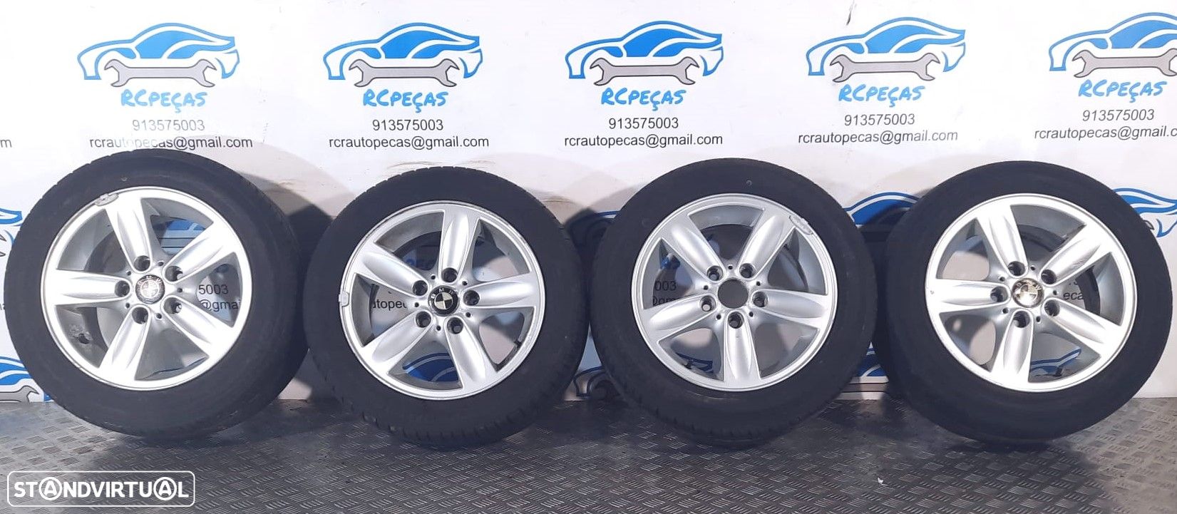 Conjunto Jantes 16 Originais BMW 7J ET44 5X120 6775619 - 1
