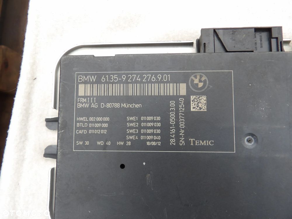 BMW MODUŁ STEROWNIK ŚWIATEŁ - 9274276 - 1