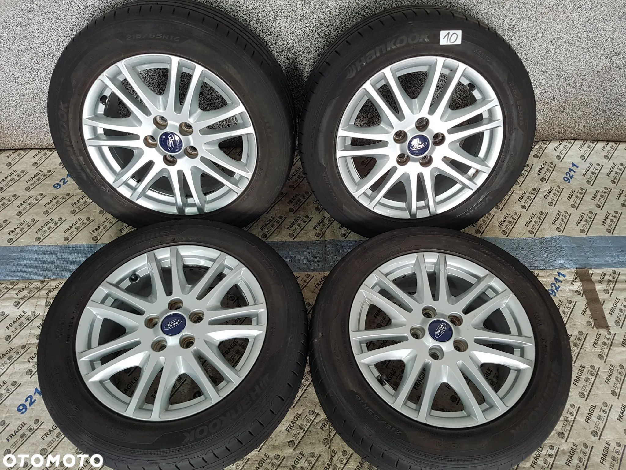 KOŁA LETNIE FORD C-MAX MONDEO FOCUS 5X108  215/55R16 - 1