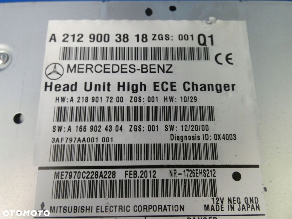 MERCEDES CLS W218 W212 RADIO FABRYCZNE NAWIGACJA - 3