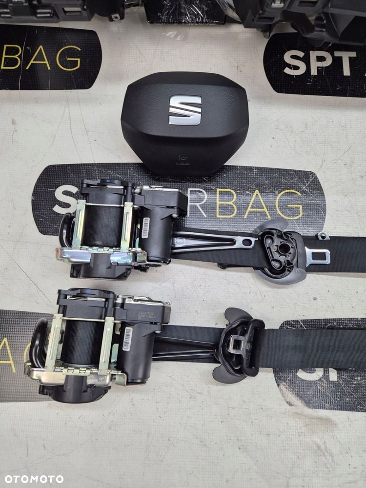 SEAT EL BORN DESKA ROZDZIELCZA KONSOLA KOKPIT PULPIT PODUSZKI AIRBAG AIR BAG PASY KIT SET - 7
