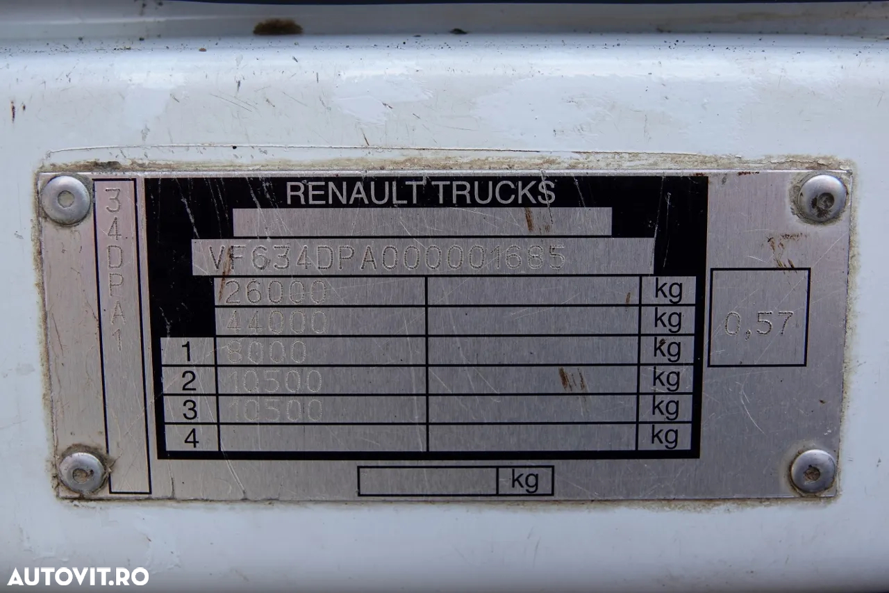 Renault KERAX 450 / 6x4 / MTS SAUGBAGGER 3A11T / EVALUAREA / ÎNCĂRCĂTORUL VACUUM / WUKO / CIOAN / RADIOCOMANDĂ - 40