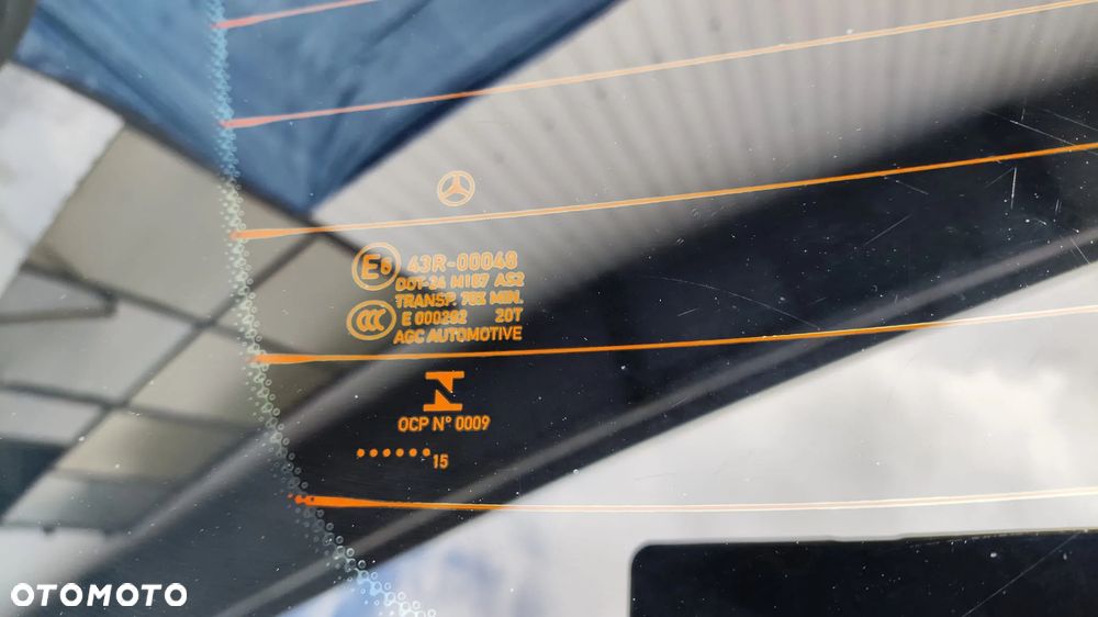 SZYBA TYŁ TYLNA PRZYCIEMNIANA 2015r 15r A2056704600 MERCEDES C-KLASA W205 SEDAN - 3