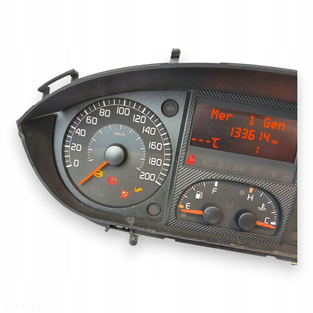 LICZNIK ZEGARY 735364160 Fiat Idea 1.2 1.4 16V 1.3 1.9 M-JET 133 614km eu - 7