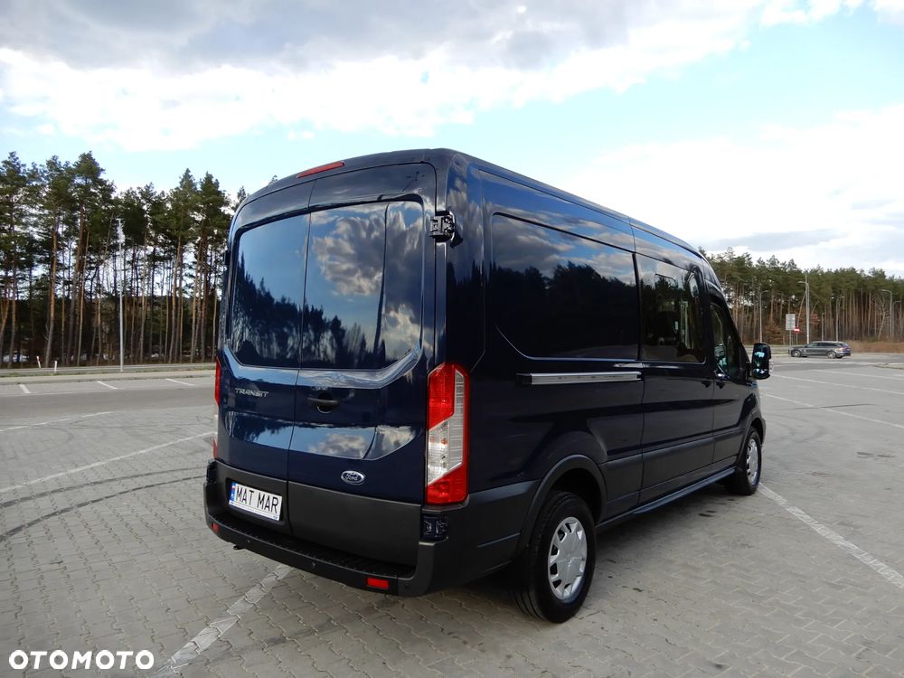 Ford Transit 2.0 DCiV 130 Km EcoBlue Wersja TREND L3H2 Blaszak Furgon 6-Cio Osobowy Doka Brygadowy Dubel + 1267 Kg Ładowność DMC 3500 Kg Stan Auta Jak Nowy UNIKAT !!! - 4