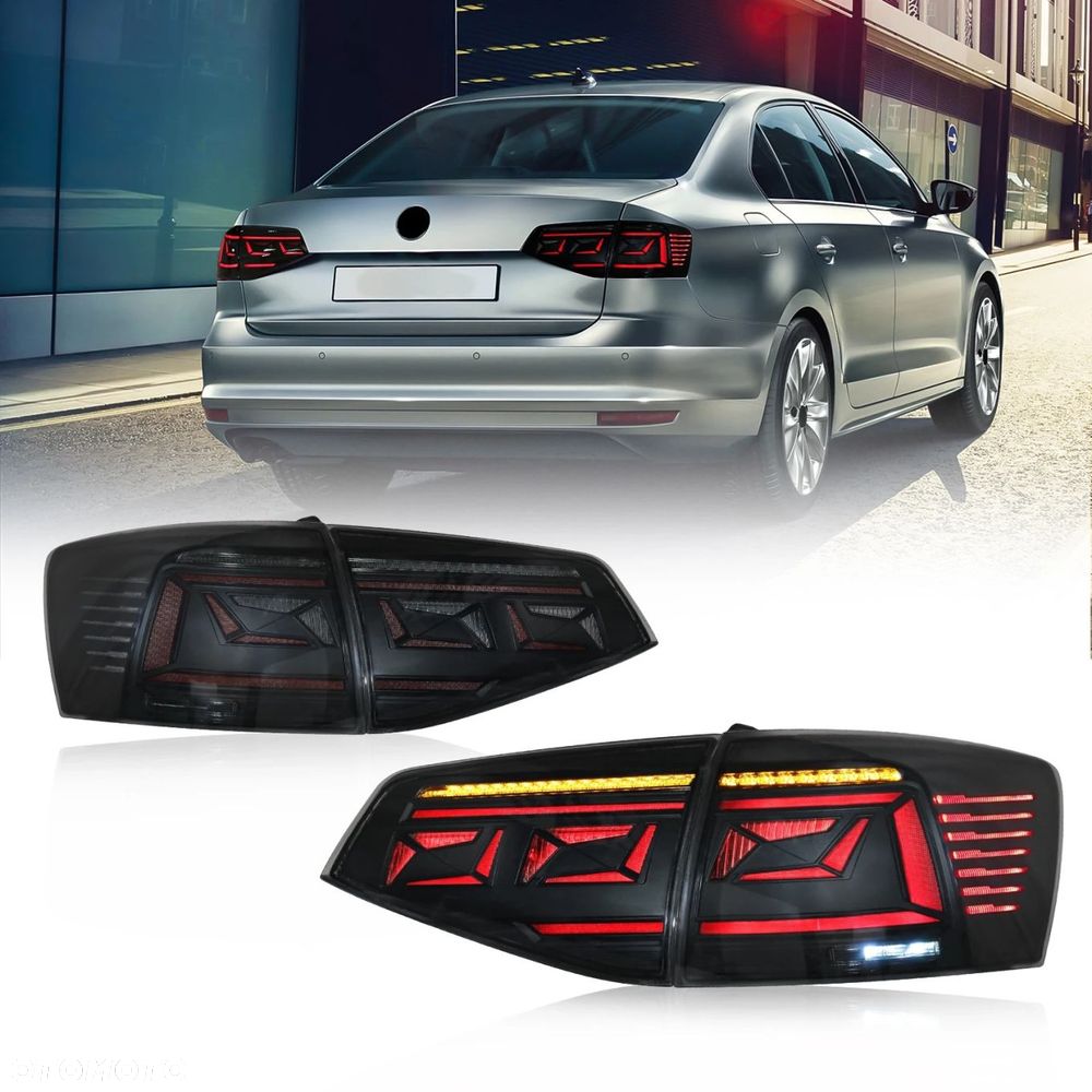 Lampy tyl ne kpl Vland Full LED Diody Tuning VW Jetta VI 5c 6 Lift 2014-18 - 2