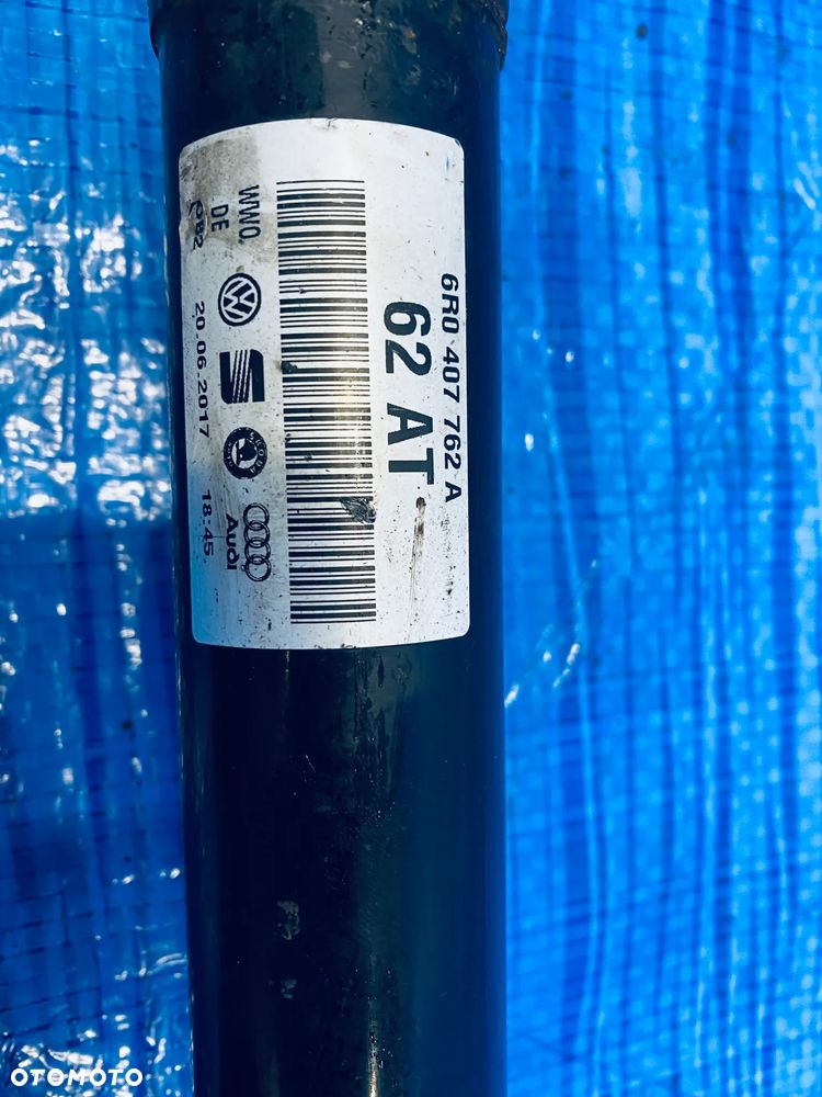 PÓŁOŚ PÓŁ OŚ LEWA LEWY PRAWA PRAWY PRZÓD PRZEDNIA KRÓTKA DŁUGA  SKODA VW AUDI SEAT 1.6TDI 115KM 17R MANUAL 6R0407761A 6R0407762A ORYGINAŁ - 5