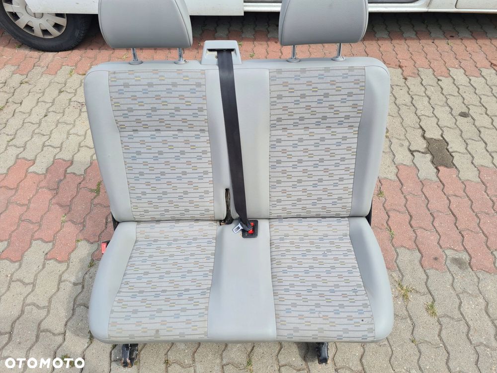VW T5 LIFT fotel podwójny dwójka kanapa 2 rząd TYŁ PALACE - 1