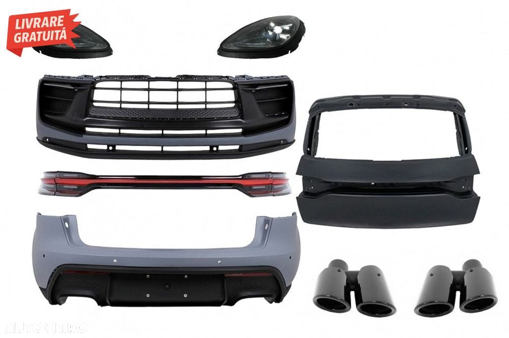 Pachet Exterior Porsche Macan 95B (2014-2023) Conversie la GTS Design - 1