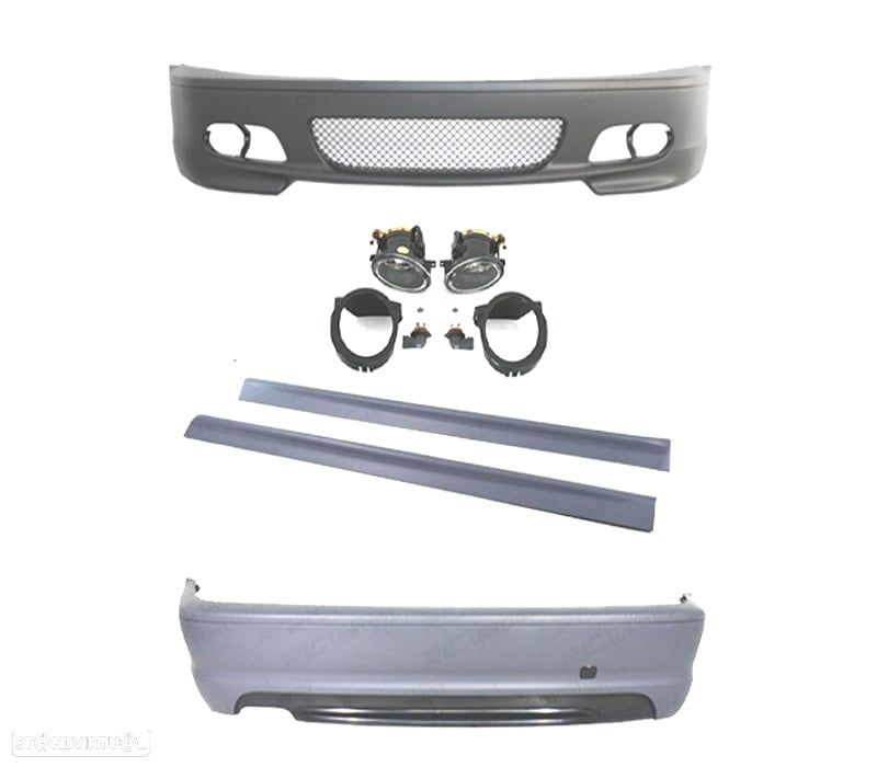 KIT DE CARROÇARIA BMW E46 99-07 LOOK M2 SEM PDC - 4
