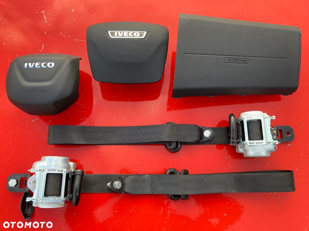 IVECO DAILY AIRBAG PODUSZKI PODUSZKA POWIETRZNA KIEROWCY PASAŻERA PASY ZASLEPKA DESKI naprawa OKAZJA wymiana od RĘKI Raz2 !!! - 1