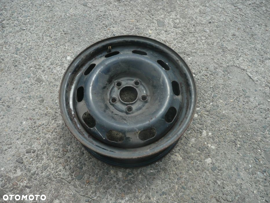 15” - Felgi - 5x100 , r15 cali - SEAT SKODA AUDI VW - Leon Ibiza Toledo - Fabia Rapid - Polo Golf IV Bora - A2 A3 -  Stalowe Koło Dojazdowe Rezerwowe Zapasowe Dojazdówka Zapasówka Rezerwa - 5