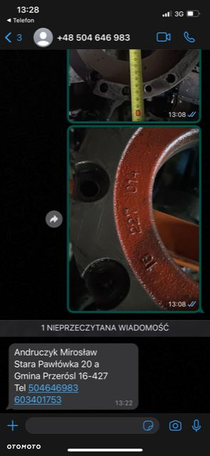 16227014 Zetor Foterra Nasadka na hamulec obudowa - 2