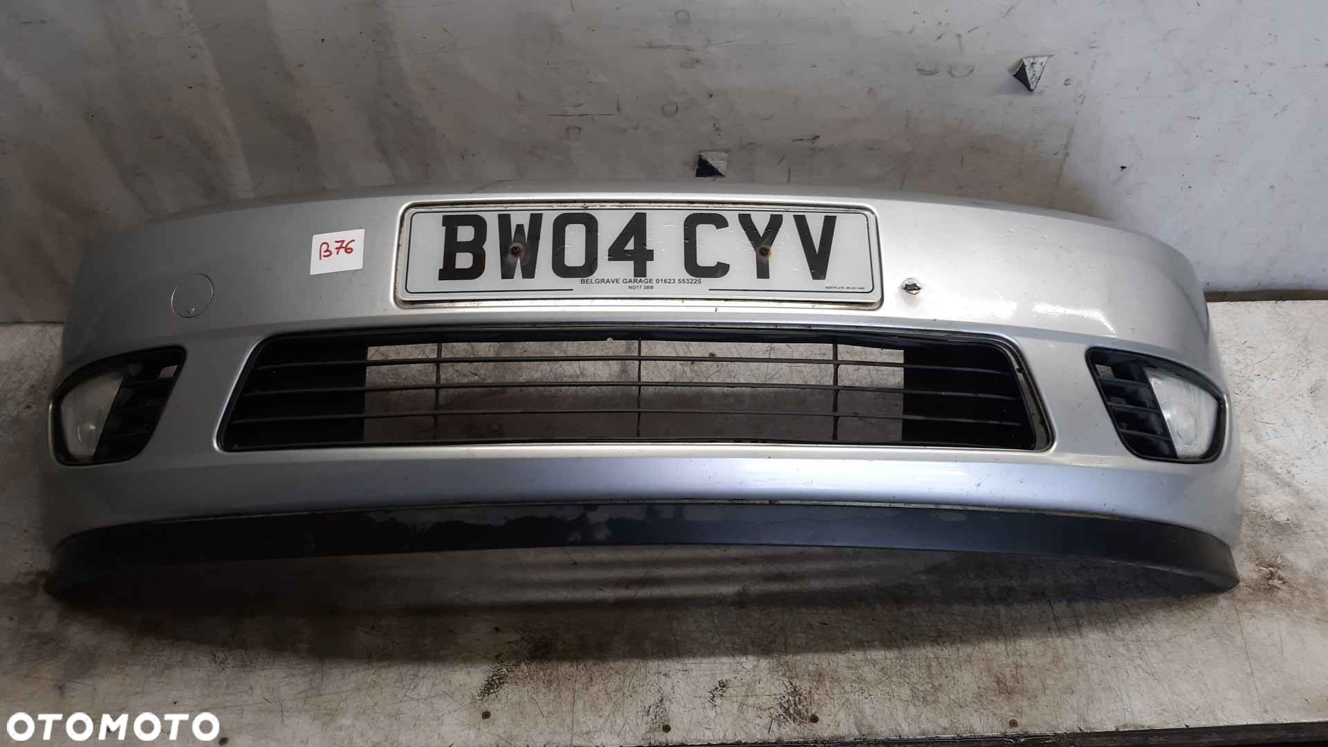 ^ ZDERZAK PRZÓD PRZEDNI DO FORD FIESTA MK.6 6 VI SREBRNY 62 HALOGENY - 1