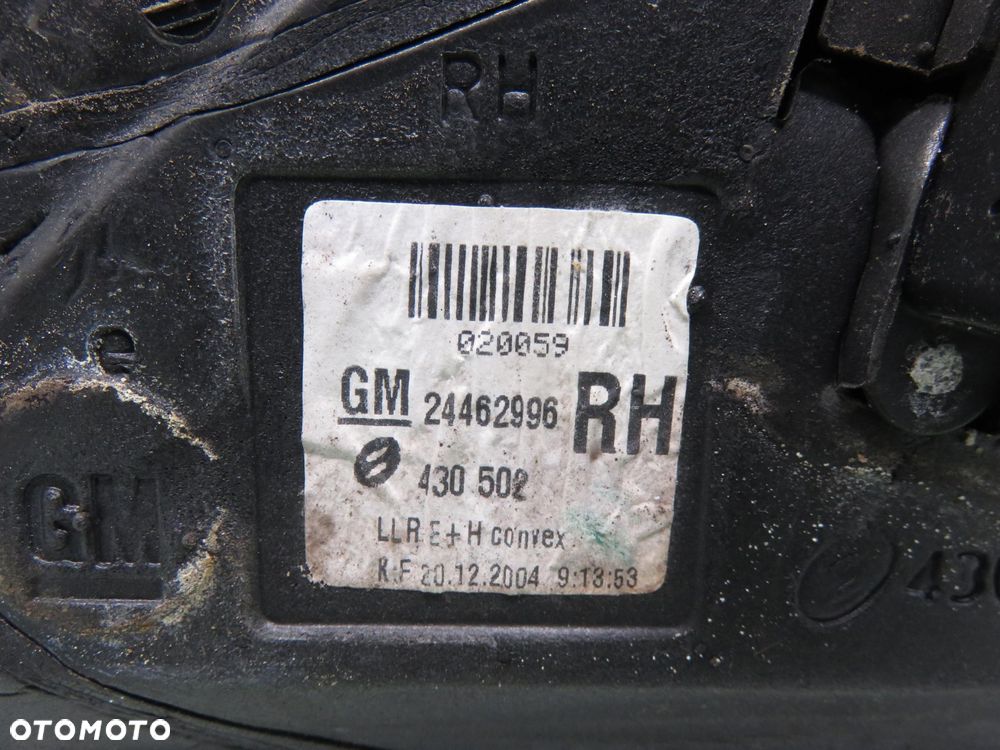LUSTERKO PRAWE OPEL ASTRA III H GTC 24462996RH Z154 5 PIN - 4