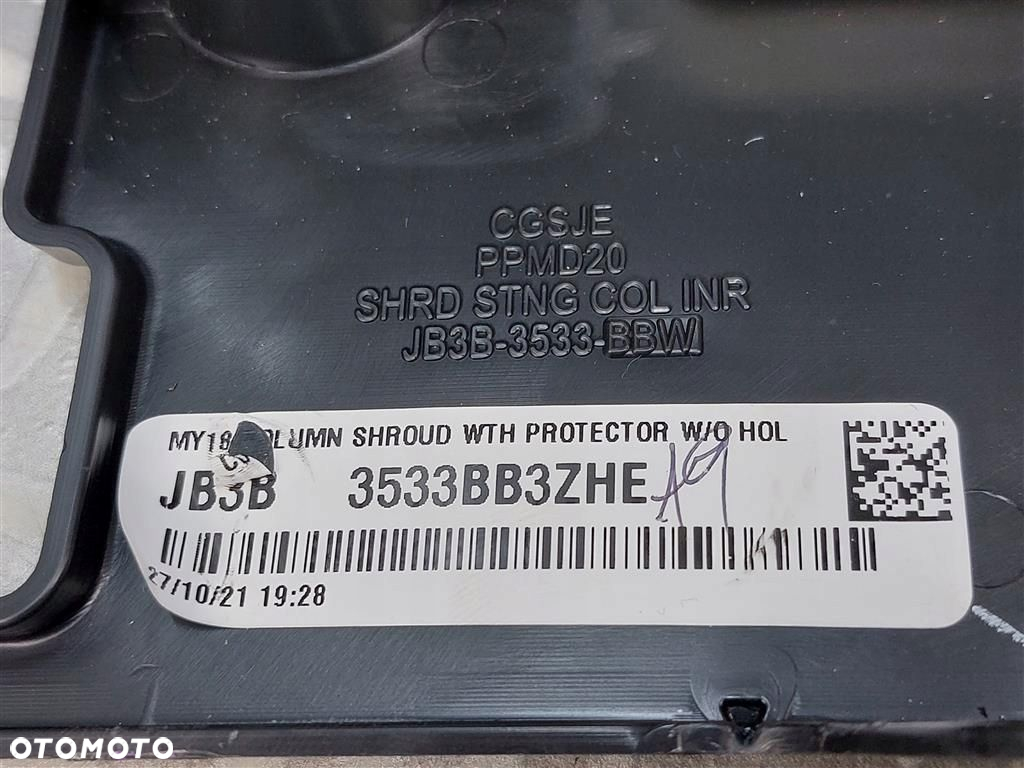 Osłona obudowa kolumny stacyjki Ford Ranger III JB3B-3533-BB EB3B-3530-AB - 7