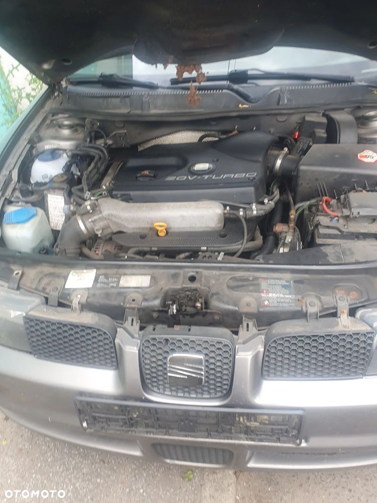 Seat leon 1.8 t 20v AGP kolor LS7U silnik skrzynie biegów 6 drzwi prawe lewe lampa tył przód błotnik drzwi klapa maska - 2