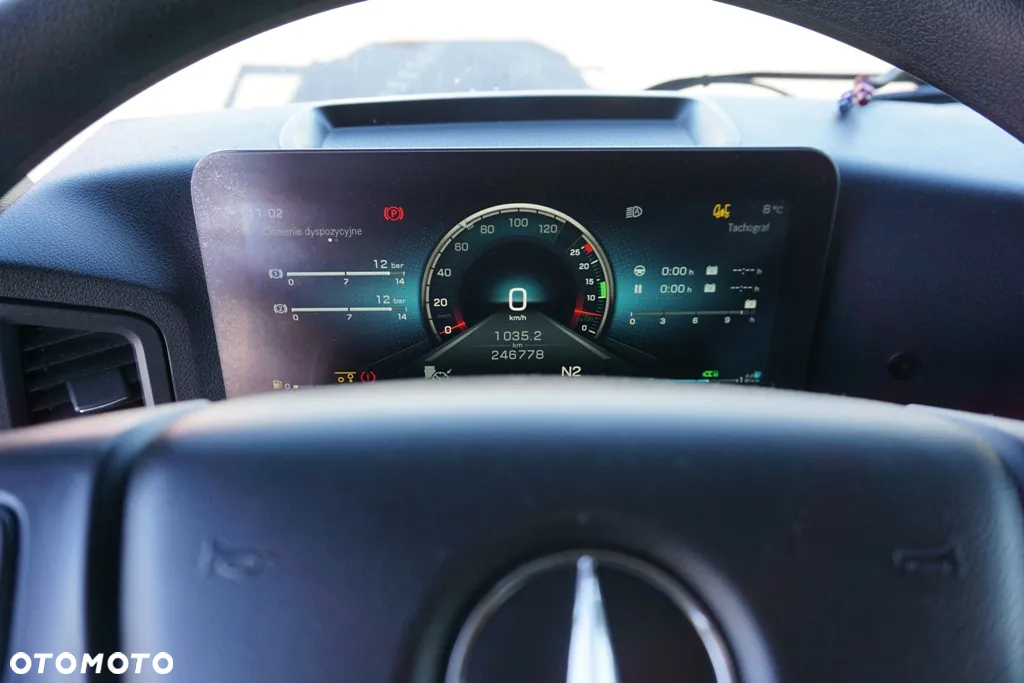 Mercedes-Benz / ACTROS / 2545 / ACC / E 6 / MP 5 / ZESTAW PRZESTRZENNY / OŚ SKRĘTNA - 12