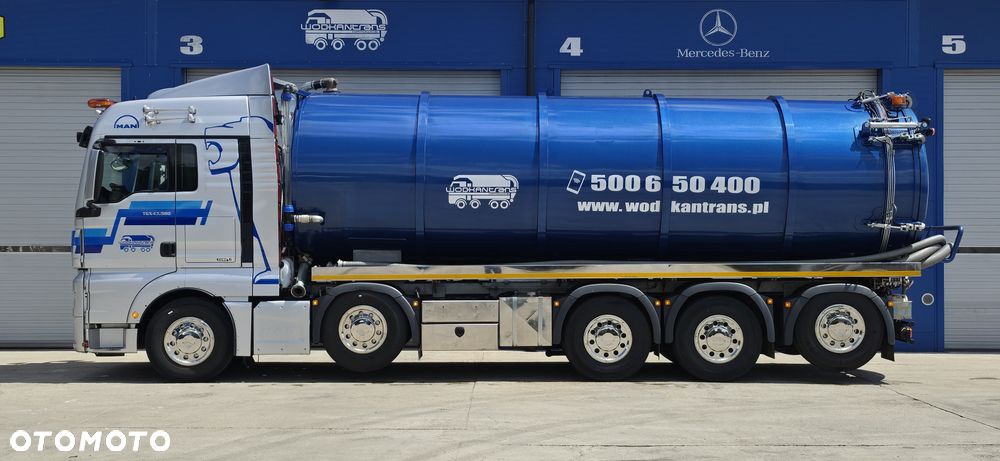 MAN TGX 43.580 10x4 asenizacyjny cysterna 32m3 DEMAG beczka zabudowa 2024 - 6