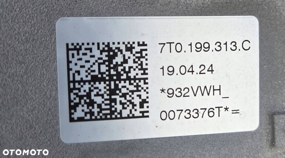 volkswagen multivan transporter t7 sanki wózek przód 7t0199313c - 5