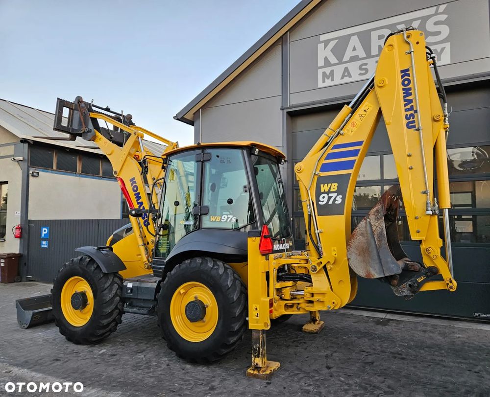 Komatsu KOPARKO-ŁADOWARKA KOMATSU WB97S 97 WB 93 WB97 97S - 13