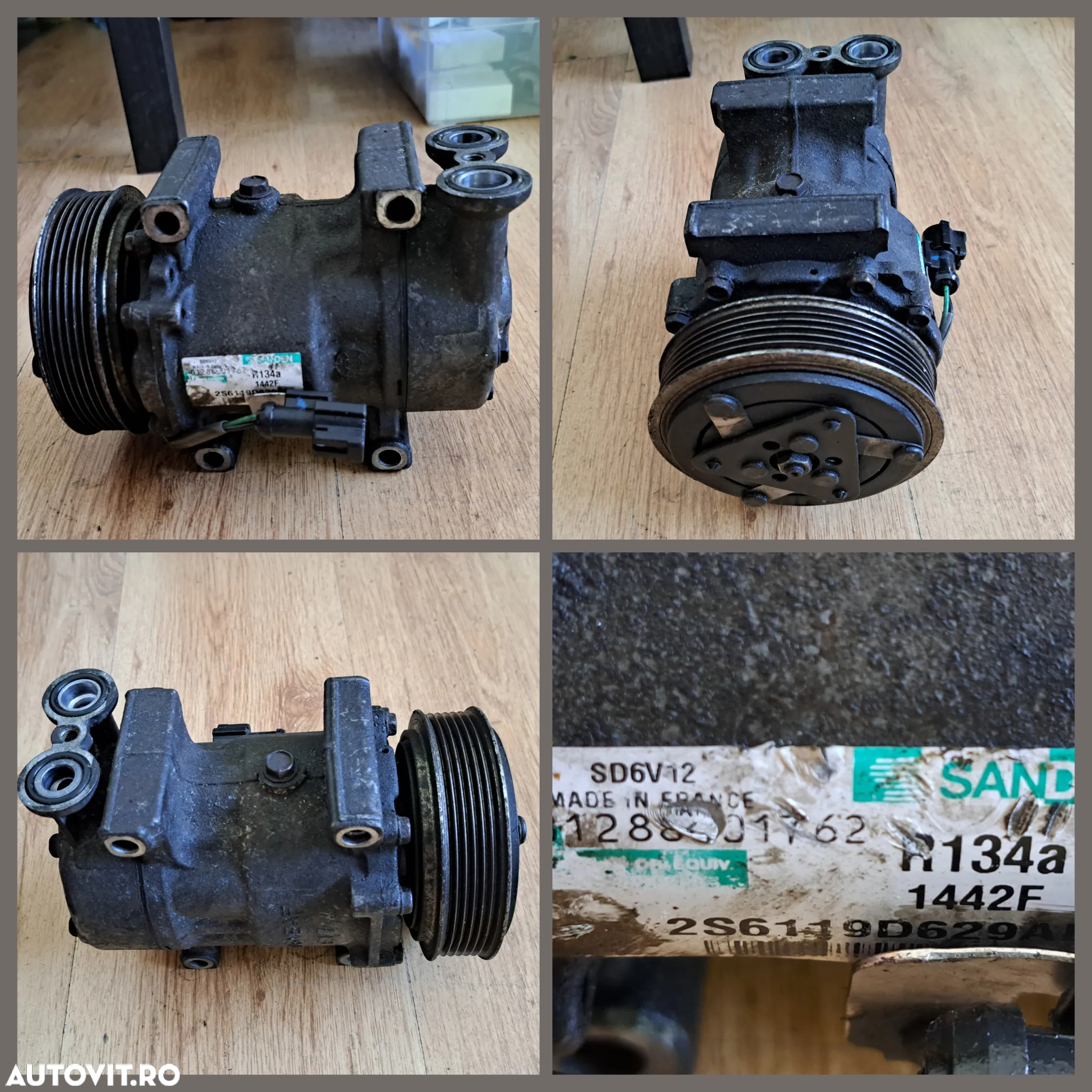 Compresor ac clima Citroen Peugeot Renault Dacia Ford Mazda volkswagen bmw smart - 4