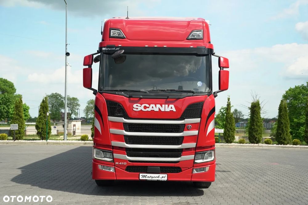 Scania R 410 / FIRANKA 9,5 M  / 6x2 / OŚ PODNOSZONA / WINDA DHOLLANDIA  / EURO 6 - 8