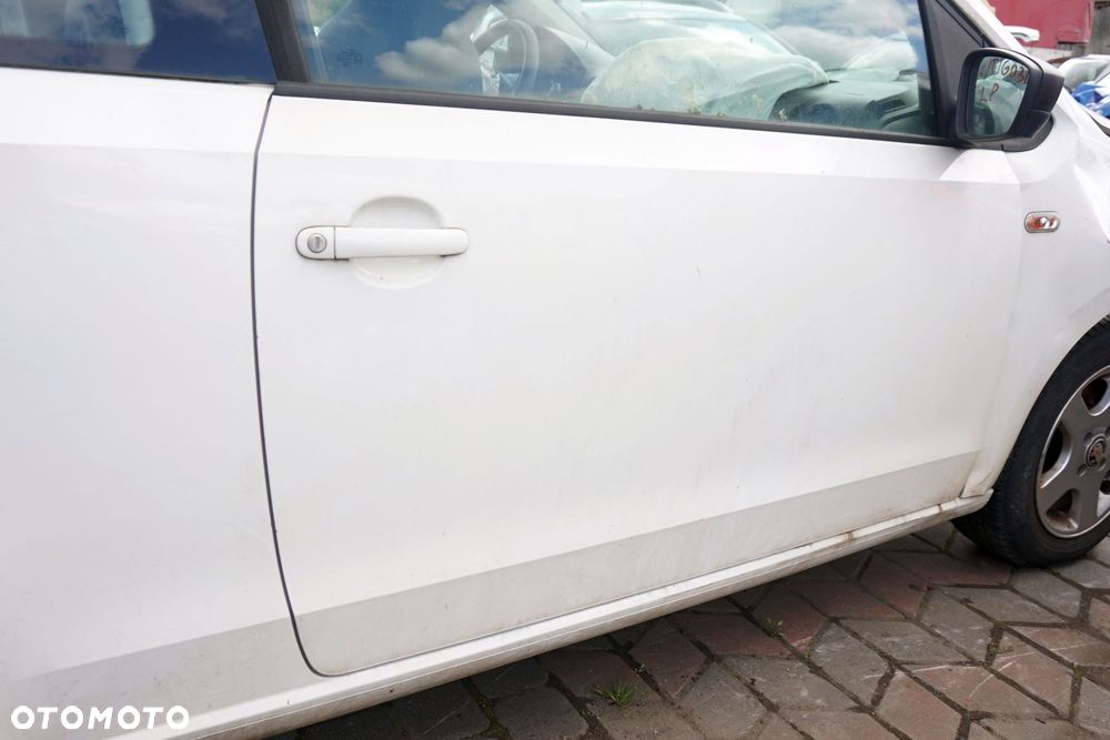DRZWI PRZEDNIE PRAWE CITIGO NF1 3D HB LB9A 1S3831056B BIAŁY SKODA 2011-2019 - 2