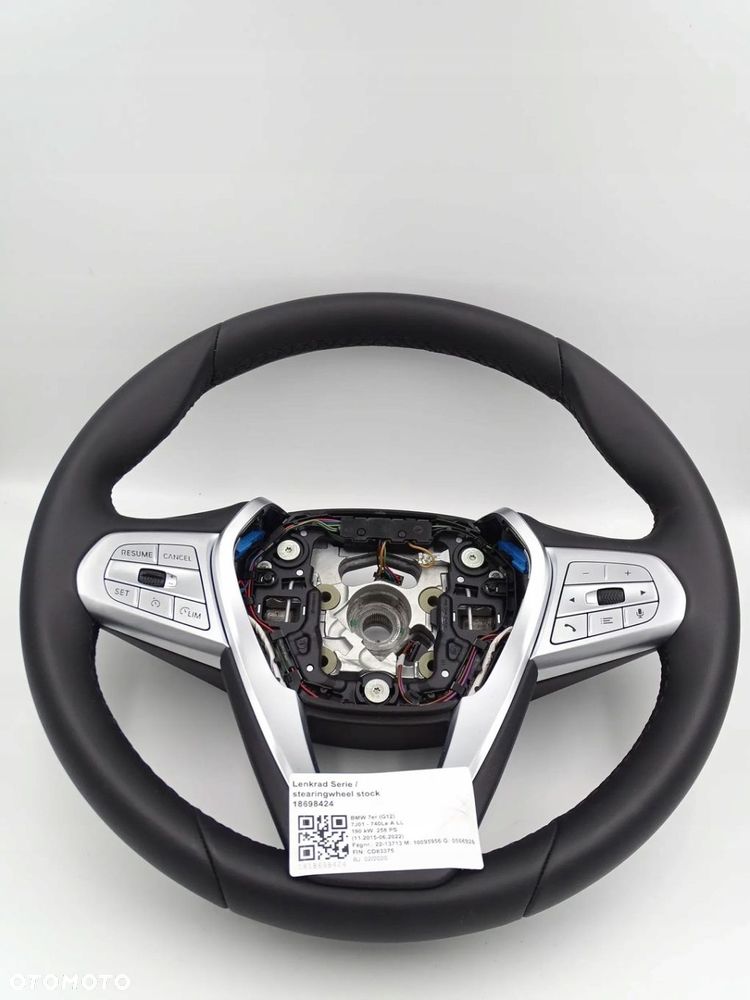 BMW G30 G31 G32 G11 G12 ORYGINALNA KIEROWNICA SPORT SKÓRA WIBRACJA JAK NOWA - 1