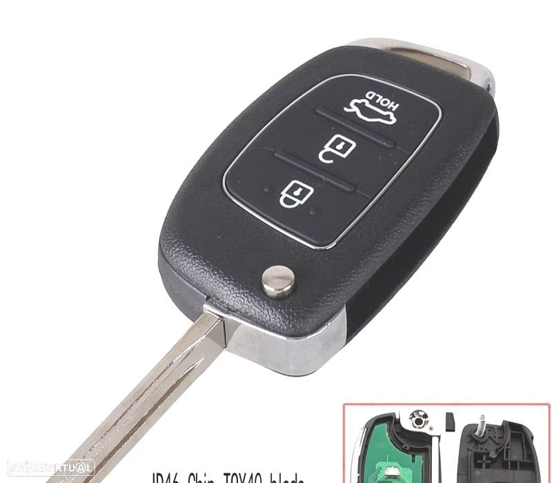 CHAVES COMPLETA PARA HYUNDAI IX35 IX25 IX45 ELANTRA SANTA FE - 1