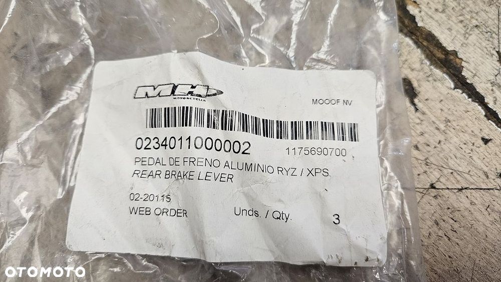 Dźwignia hamulca tył pedał MH Motorcycles RYZ / Peugeot XPS  0234011000002 - 6