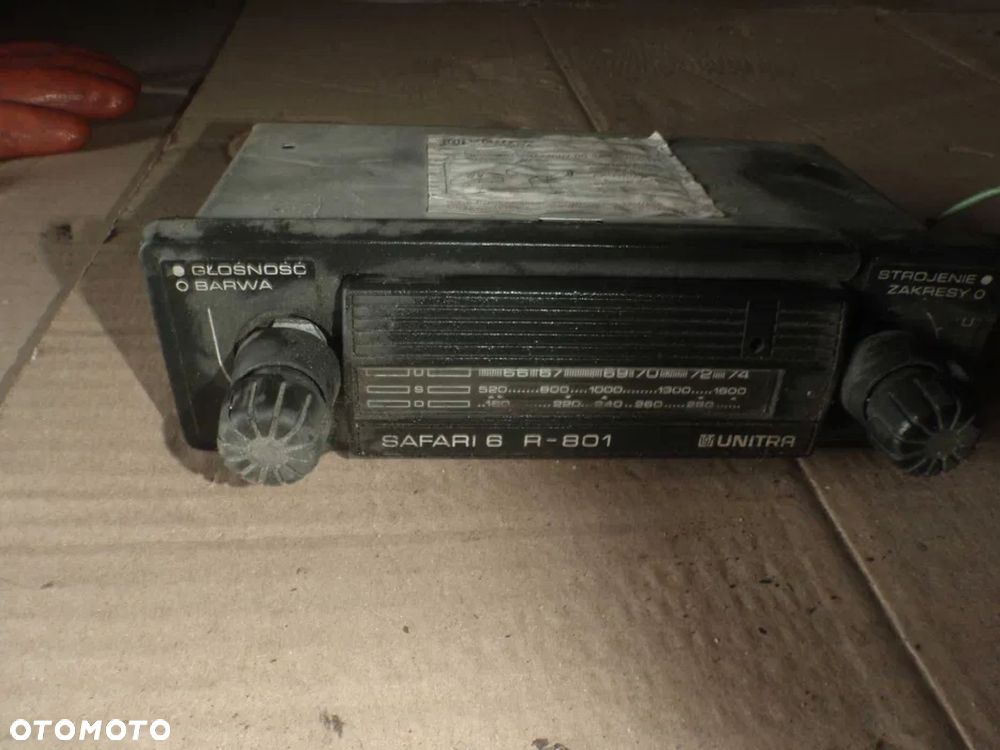 radio safari 6 r-801 unitra diora unikat prl 126p polonez żuk nysa - 1