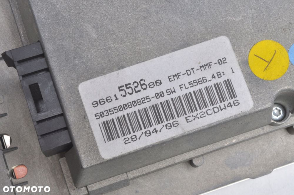PEUGEOT 607 LIFT WYŚWIETLACZ EKRAN NAWIGACJI 9661552680 - 5