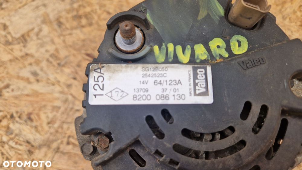 OPEL VIVARO ALTERNATOR ORYGINALNY EUROPA 9670899580 - 3
