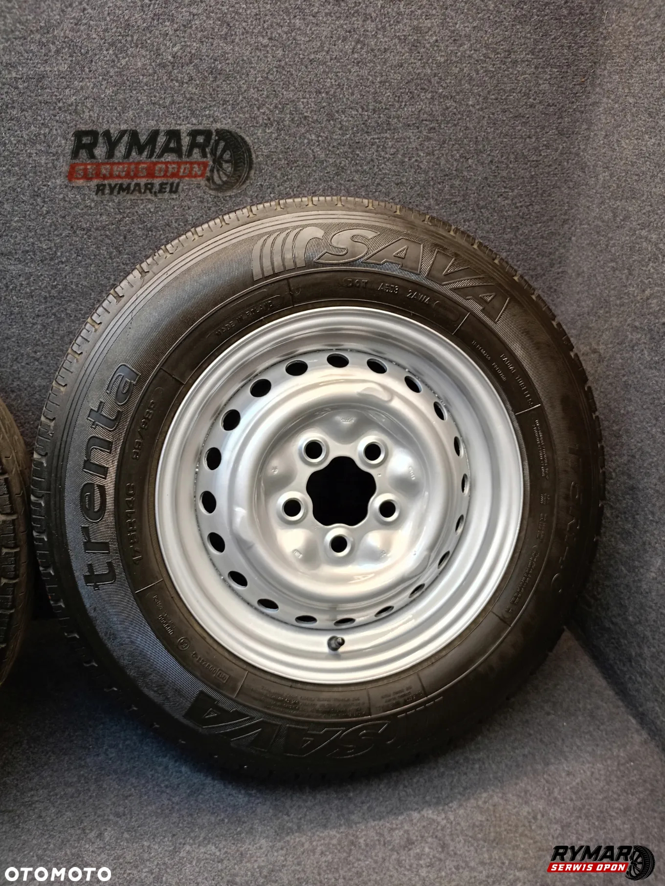 KOŁA STAL 4× Felgi z Oponami letnimi VW T2 T3 14" 5x112 - 6