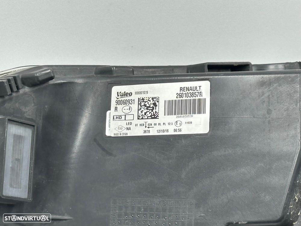 Ótica / Farol Direito Full LED - Renault Megane IV (2016) - 8