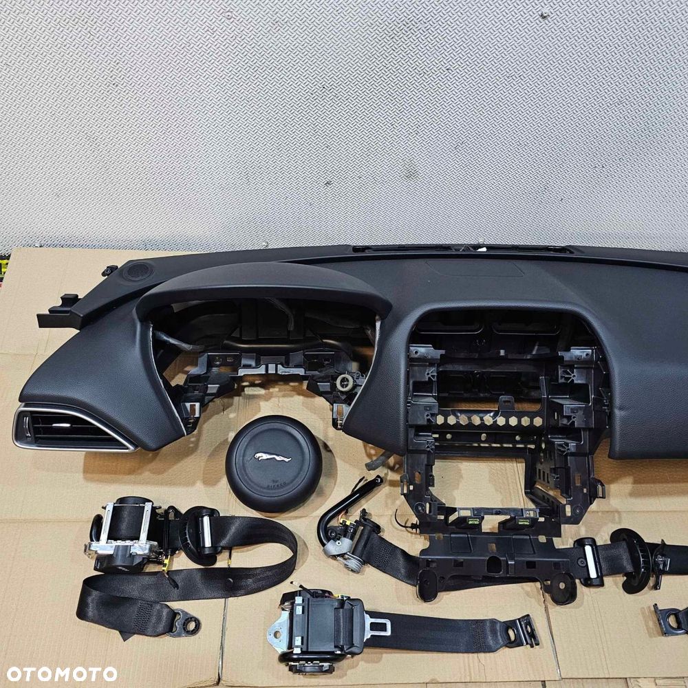 jaguar f-pace x761 konsola deska kokpit parapet pasy poduszka oryginał - 3