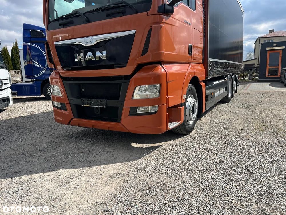 MAN TGX 26.480 / 6x2 / Burto - Firanka / - 11