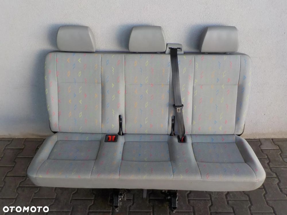 VW T5 T6 FOTEL POTRÓJNY KANAPA ŁAWKA TYŁ TYLNA INKA - 2