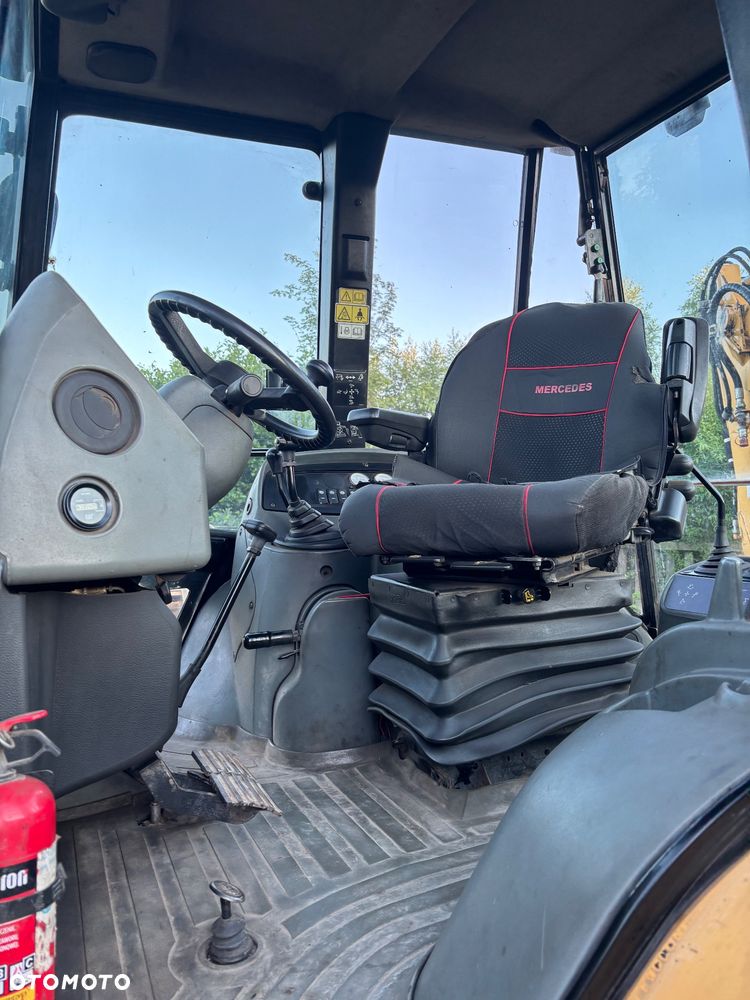 Caterpillar CAT 428D 2005r 4x4 koparko ładowarka teleskop widły rekin - 15