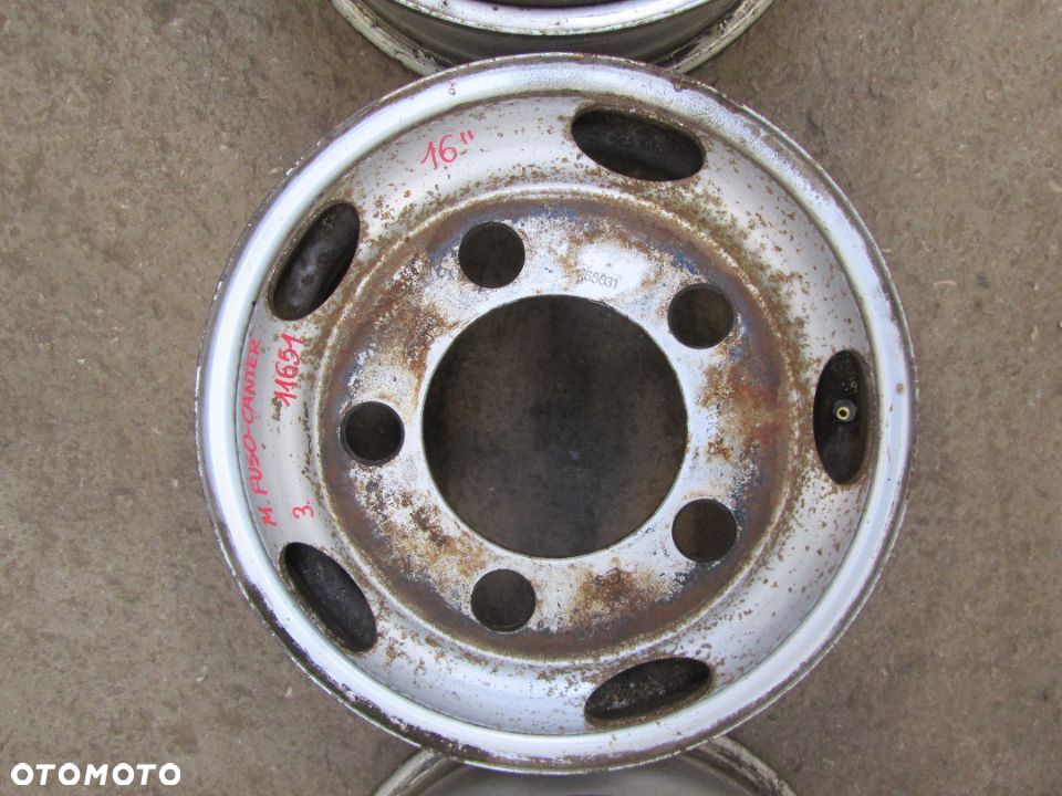 mitsubishi canter fuco felgi stalowe 16" - 4