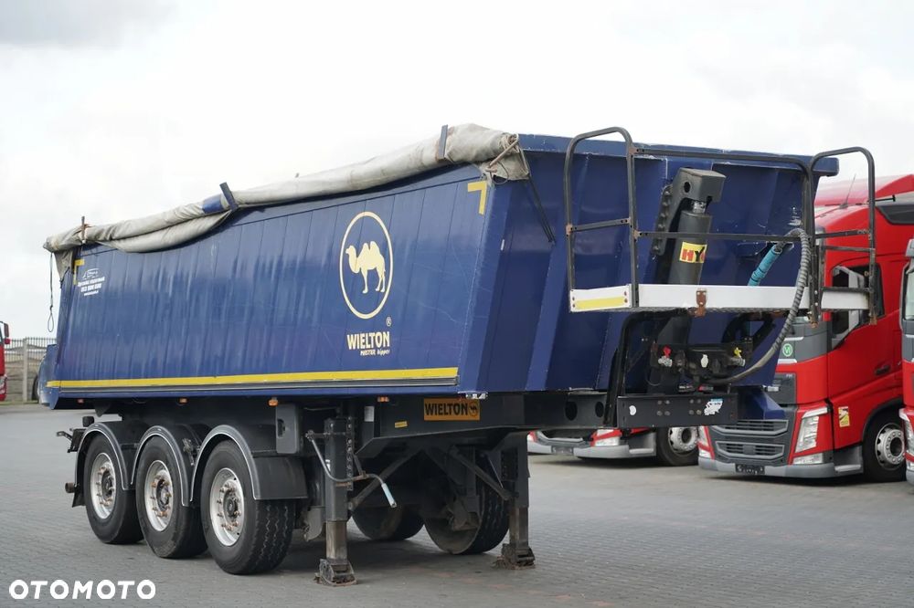 Wielton WYWROTKA / 24 M3 /  ALUMINIOWA / OŚ PODNOSZONA / OSIE SAF / PO KONTRAKCIE SERWISOWYM - 8