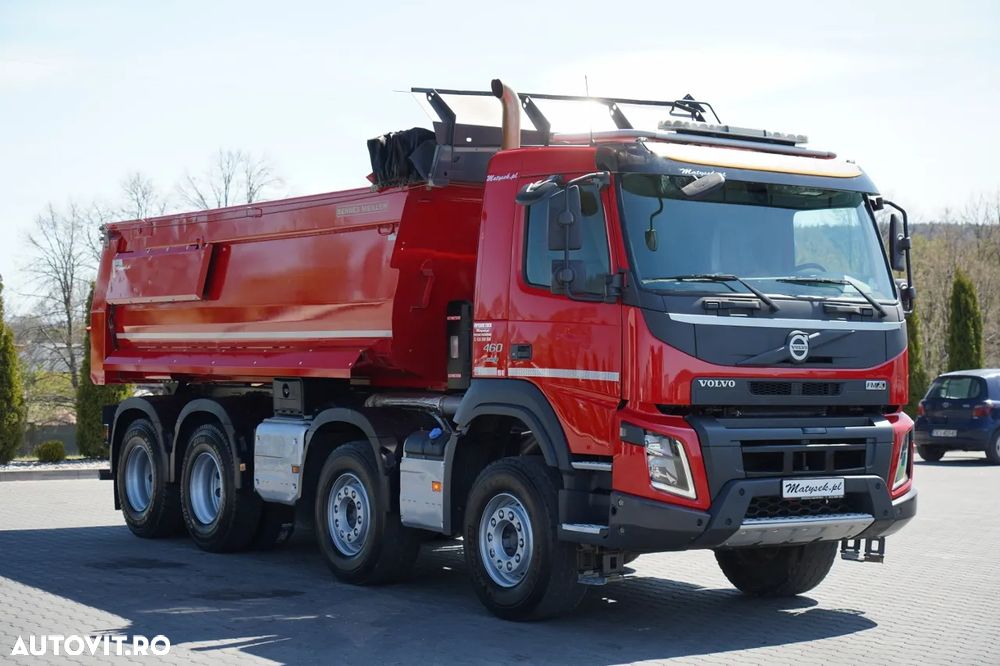 Volvo FMX 460 / 8x4 / BASCULATOR SPATE / I-SHIFT / EURO 6 / - 18