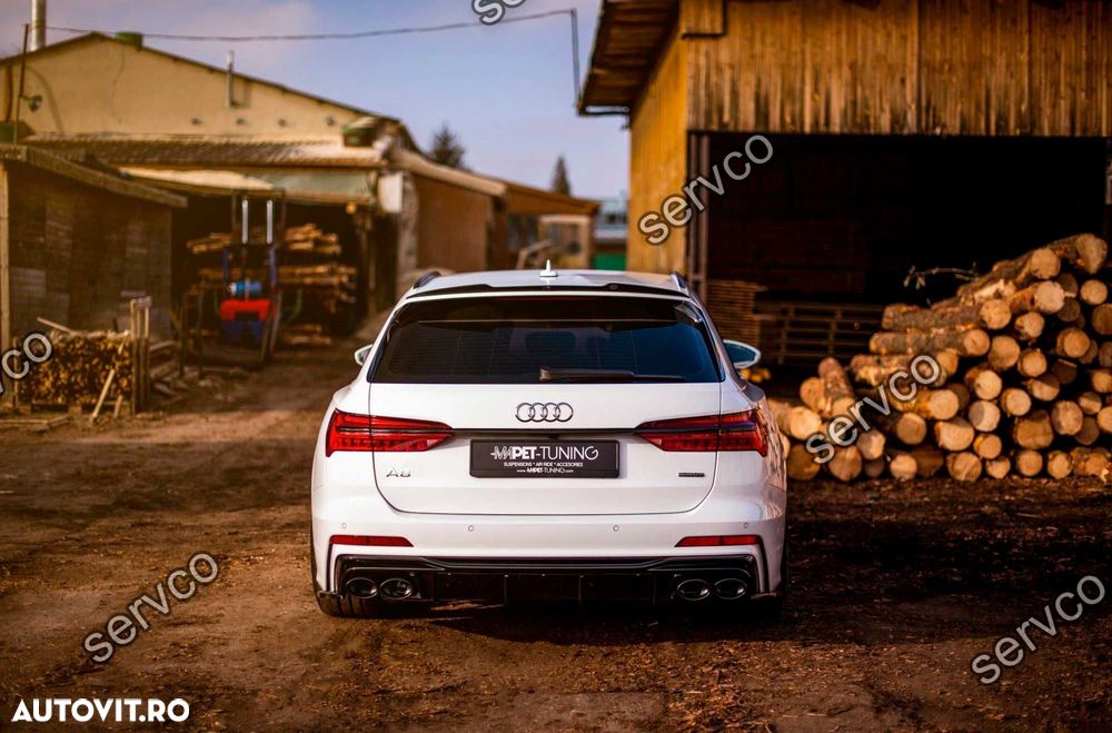 Difuzor si imitatii evacuare Audi A6 C8 S-Line 2018- v6 Maxton Design - 7