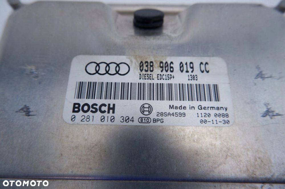 KOMPUTER STEROWNIK SILNIKA AUDI A4 B5 (1994 – 2001) 1.9 TDI 038906019CC - 3