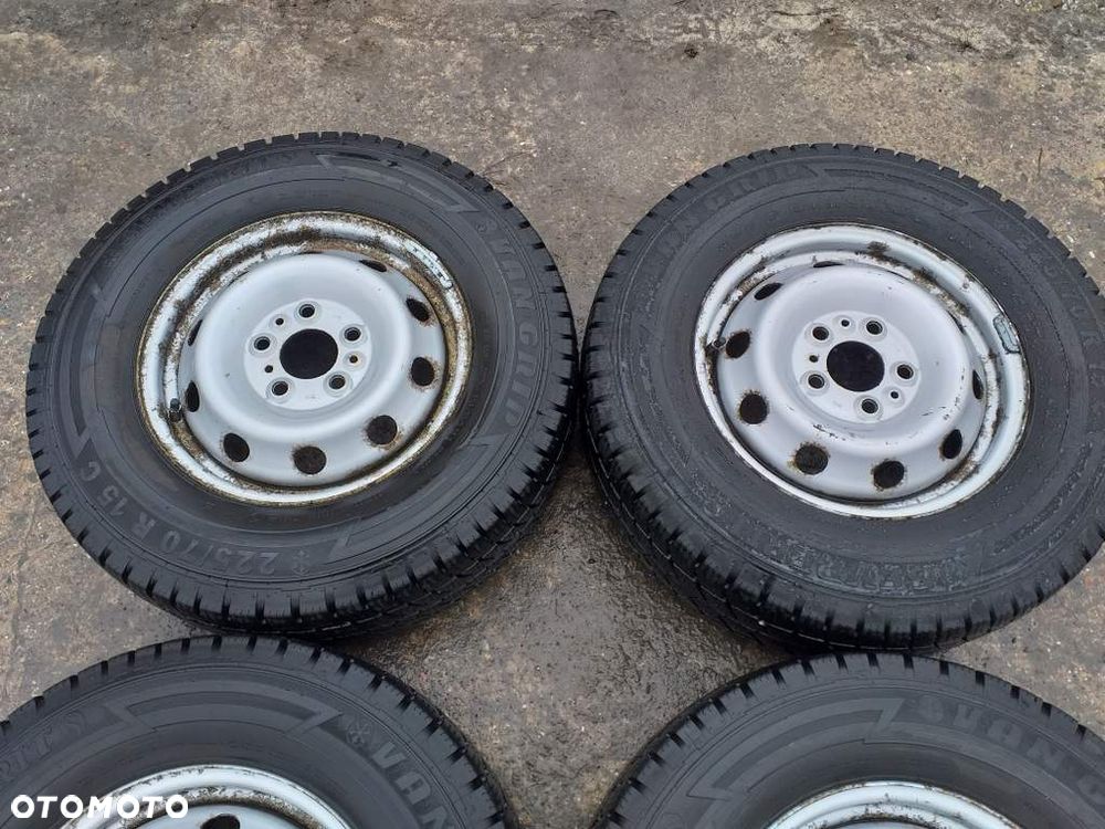 Koła Felgi z oponami zimowymi 225/70R15C Fiat Ducato Citroen Peugeot - 2