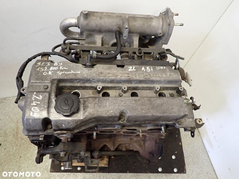 MAZDA 323 BJ 98-01 1,5 i SILNIK BENZYNA MOTOR ZL 152 800 Km - 2
