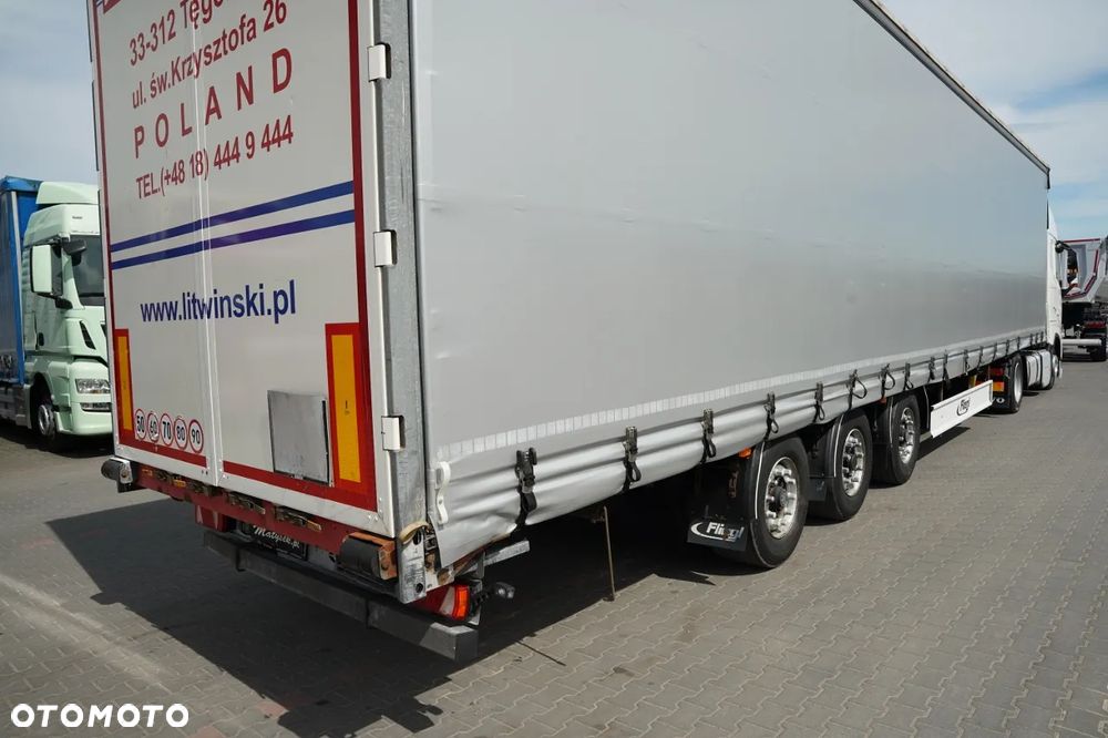 Volvo FH 460 / ZESTAW / KLIMA POSTOJOWA / MEGA / LOW DECK / + FLIEGL / FIRANKA MEGA / MULDA DO STALI - 7 M / DACH PODNOSZONY / LOW DECK - 15